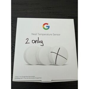 Google Nest Temperature Sensor White 2-Pack for Nest Thermostats